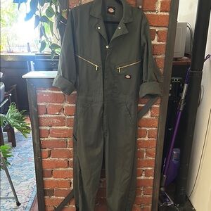 Dickies Olive Utility Jumpsuit